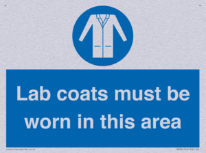 Lab coats must be worn in this area